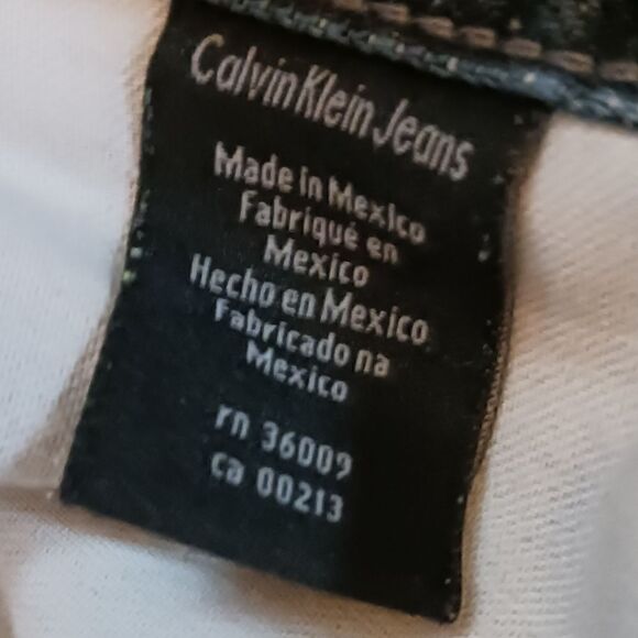 Men's Calvin Klein Bootcut Blue Jeans 34 Waist Inseam 32 - Picture 13 of 14